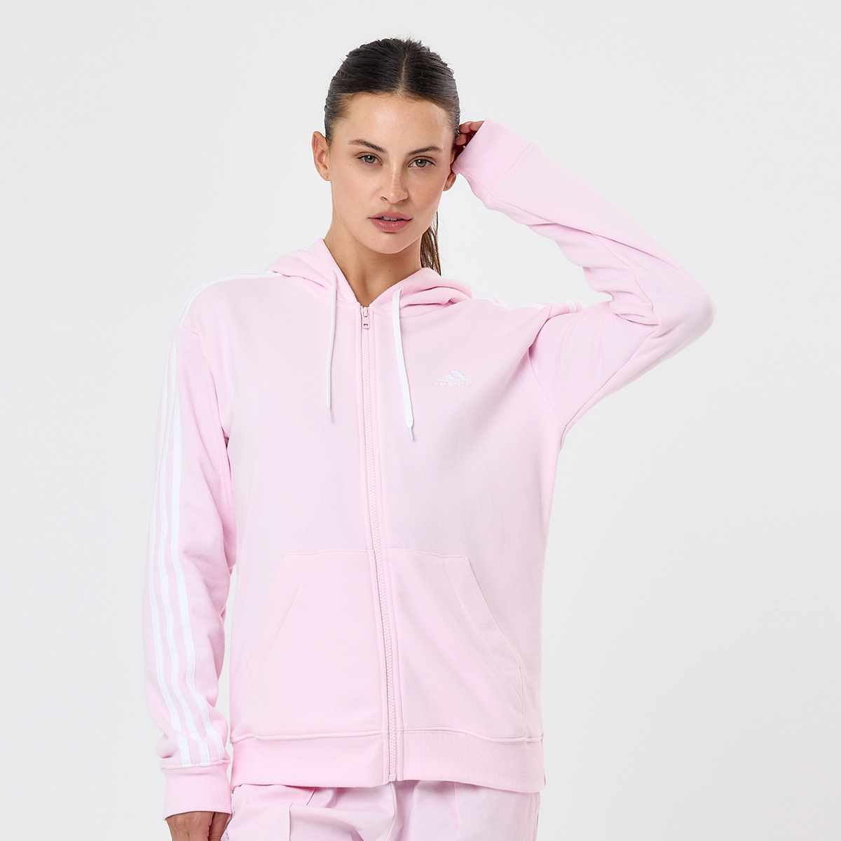 Buzo adidas Essentials French Terry Regular 3 Bandas Mujer,  image number null