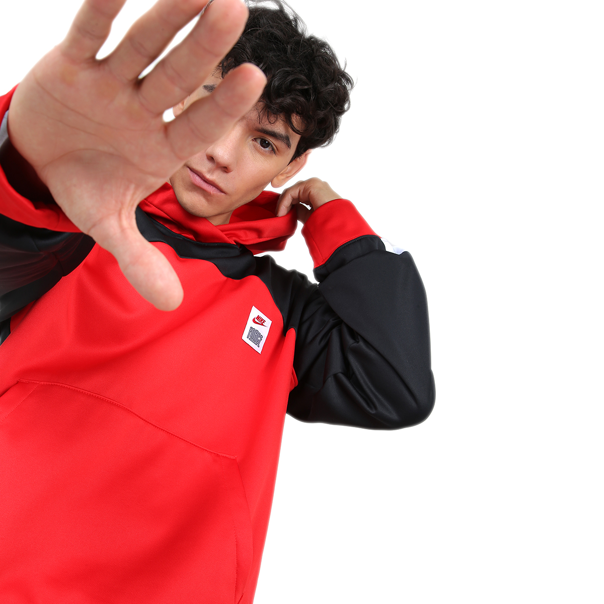Buzo nike rojo hombre sales