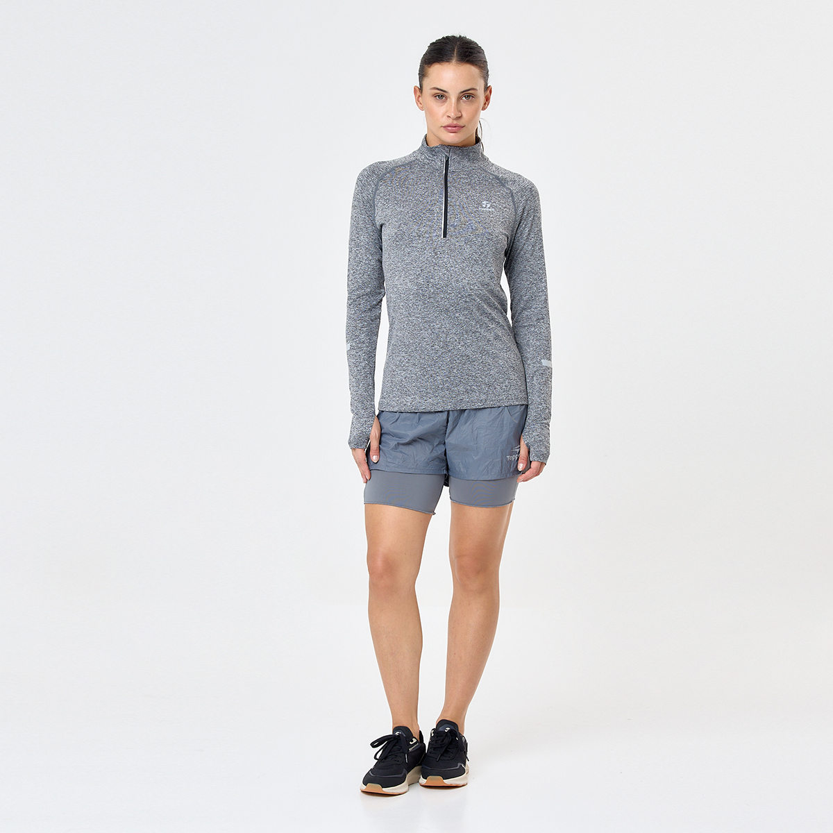 Buzo Running Topper Layer II Mujer,  image number null