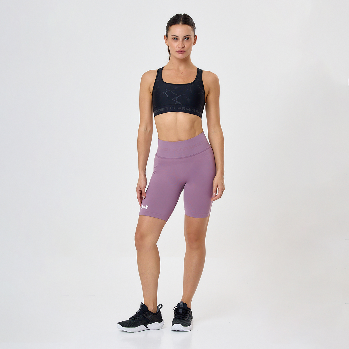 Top Entrenamiento Under Armour Crossback Mid Emboss Mujer,  image number null