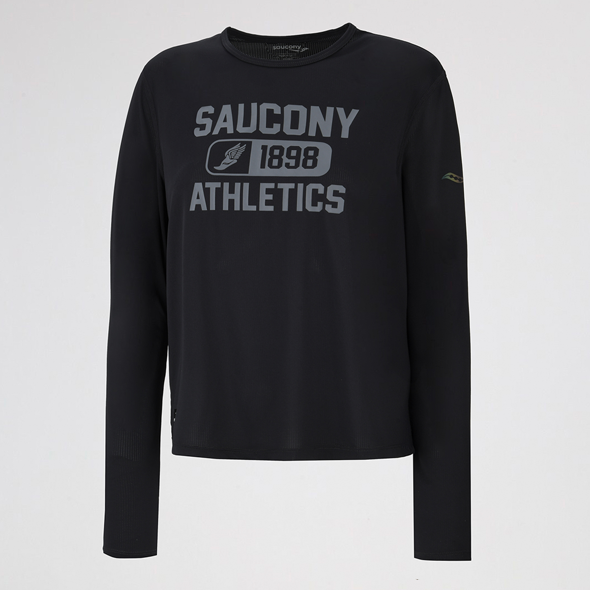 Remera Running Saucony Stopwatch Graphic Manga Larga Mujer,  image number null