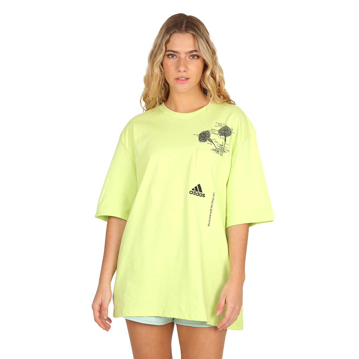 Remera adidas amarilla on sale mujer