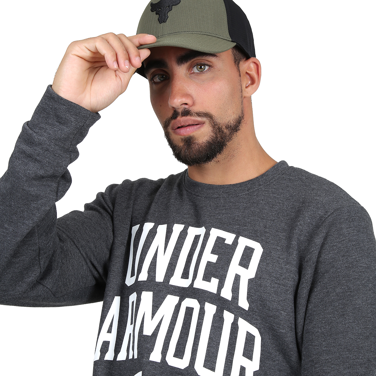 Buzo Urbano Under Armour Rival Terry Crew Latam Hombre,  image number null