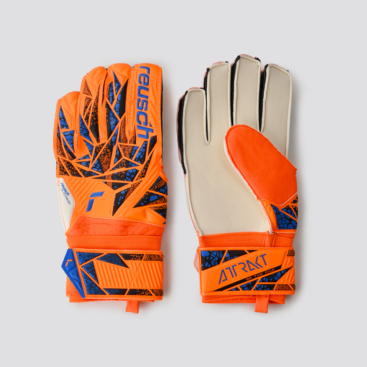 Guantes Fútbol Reusch Semi Profesional Attrakt Solid Hombre,  image number null