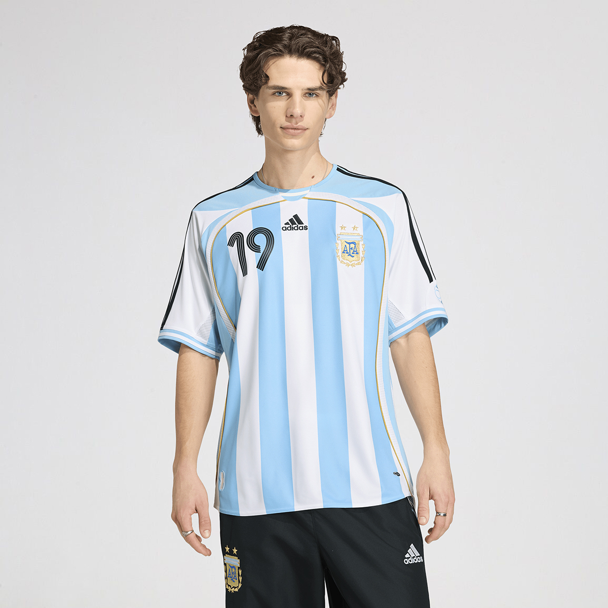 Camiseta Argentina adidas Titular 2006 Messi Hombre,  image number null