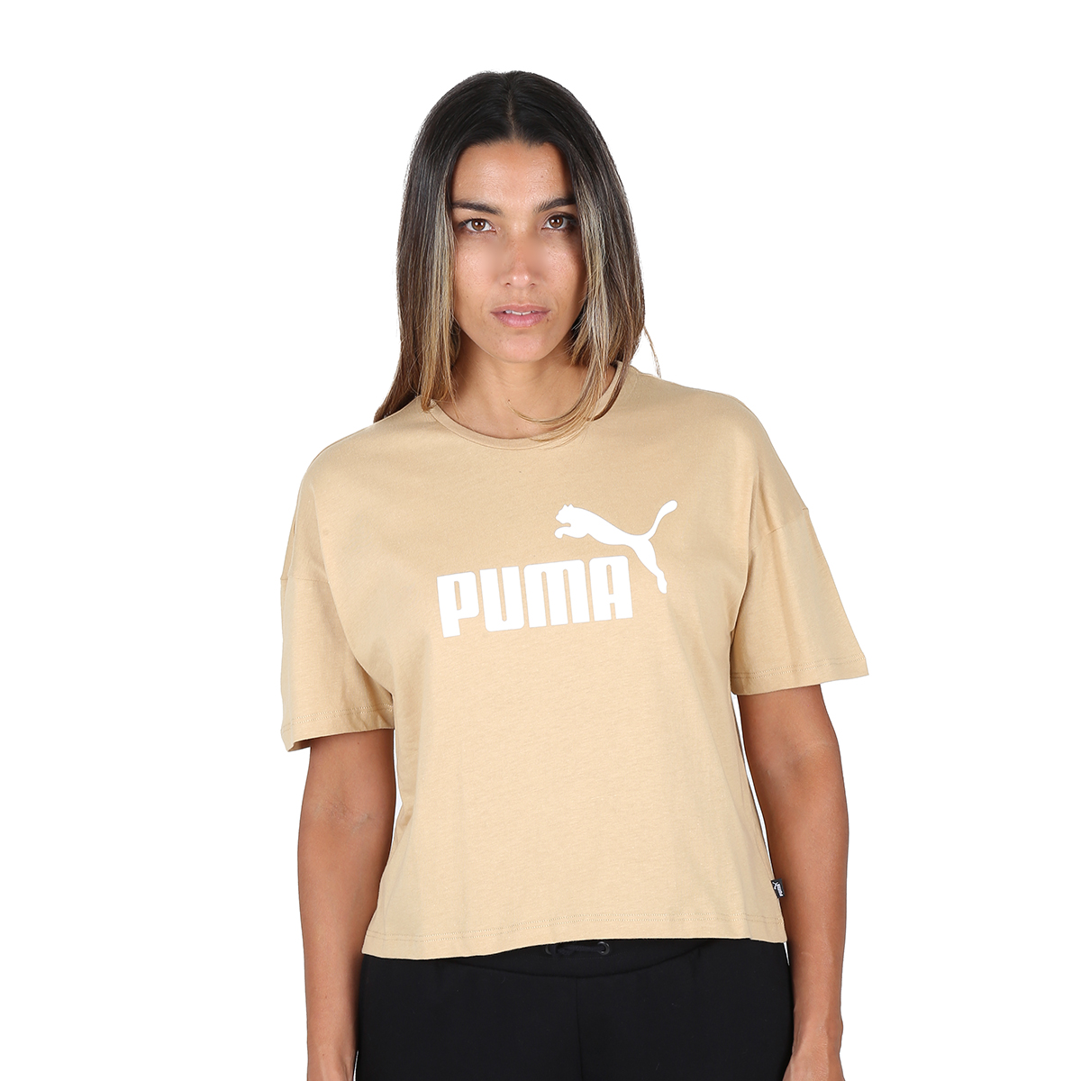 Top Entrenamiento Puma Essentials Crop Logo Mujer,  image number null