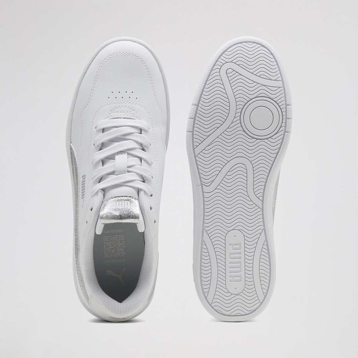 Zapatillas Puma Court Lally Metallic Whisper Mujer sint&eacute;tico,  image number null