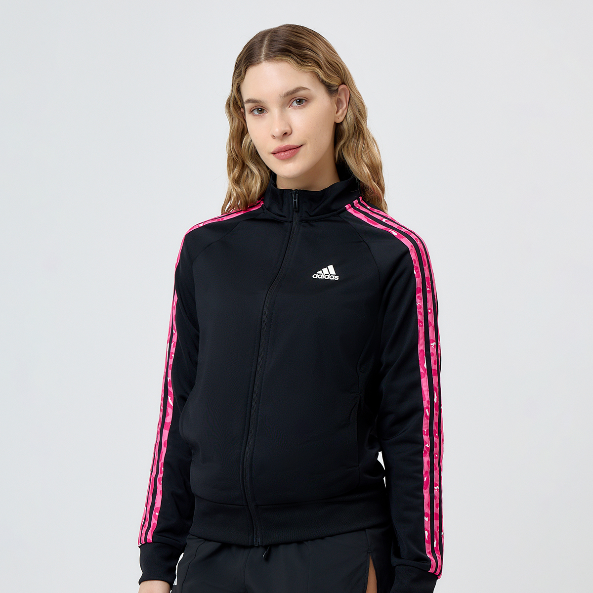 Campera adidas Essentials 3 Tiras Mujer,  image number null