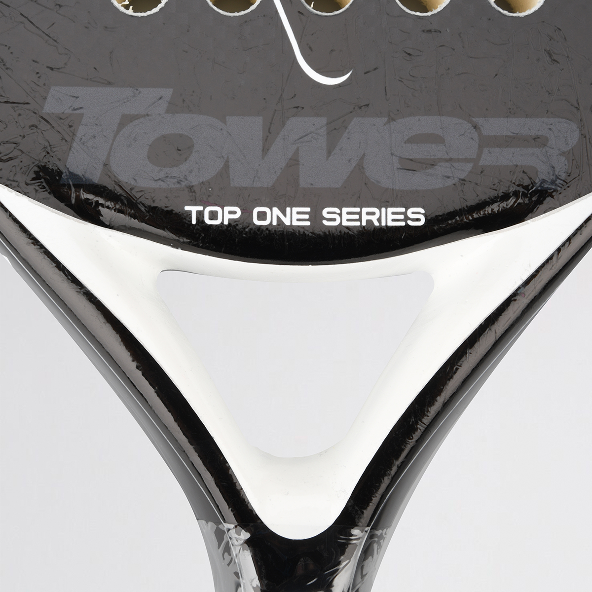 Paleta P&aacute;del Tower Black Fibra Ultra Soft 38mm,  image number null