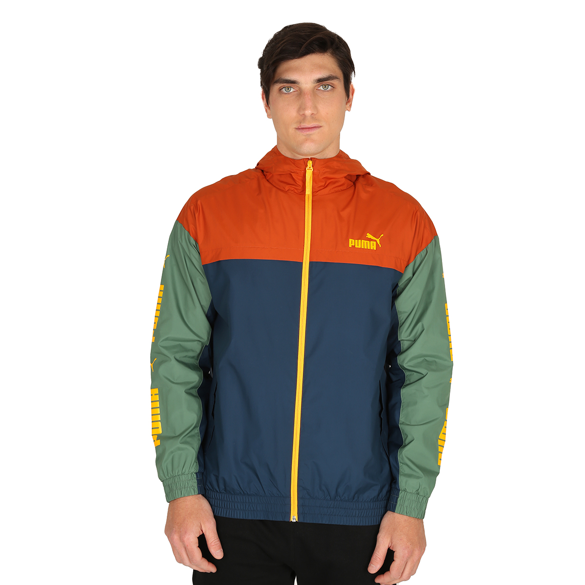 Puma colorblock windbreaker outlet