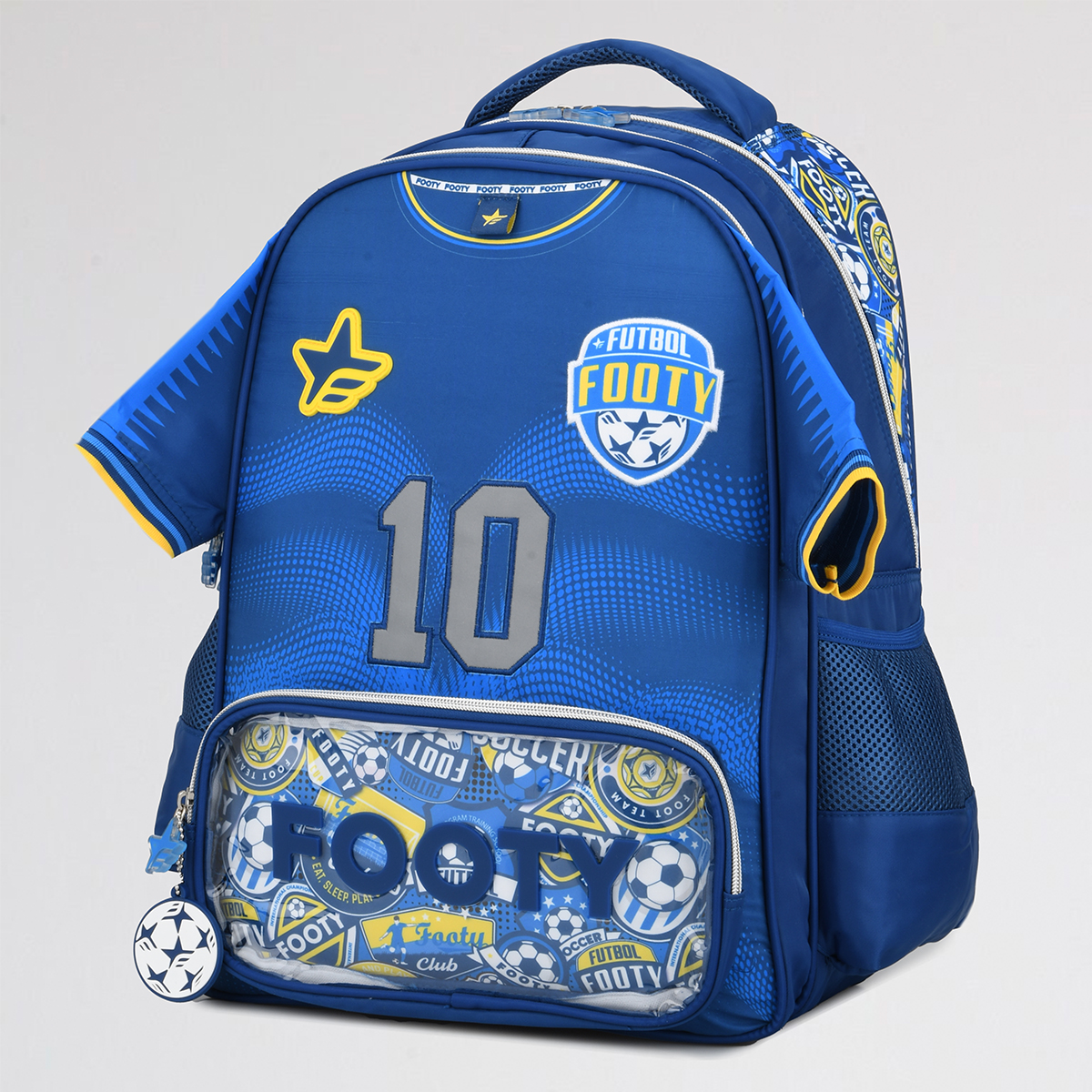 Mochila Footy Espalda Dream Team 18 Ni&ntilde;o con estuche,  image number null