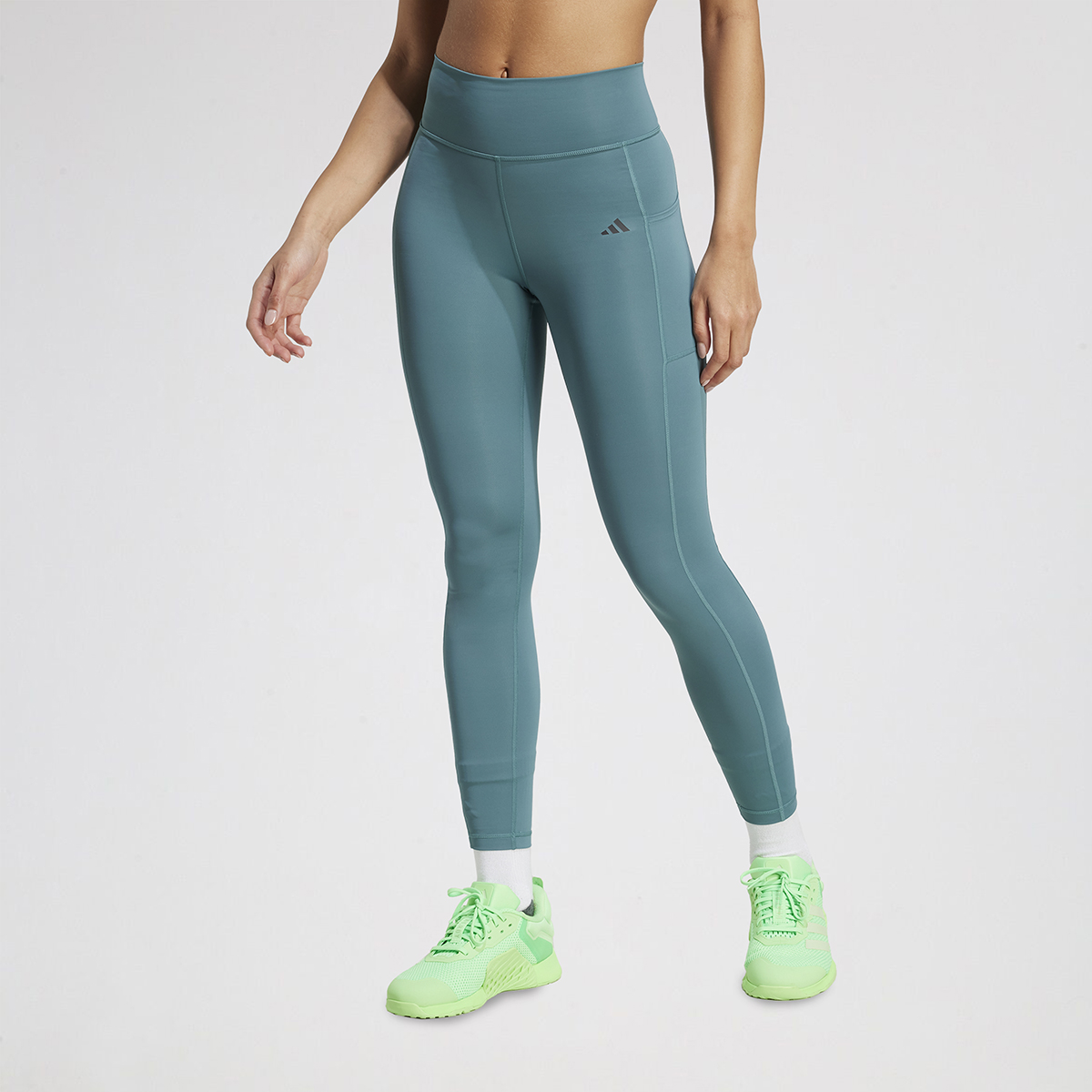 Calza Entrenamiento adidas Optime Stash 7/8 Mujer,  image number null