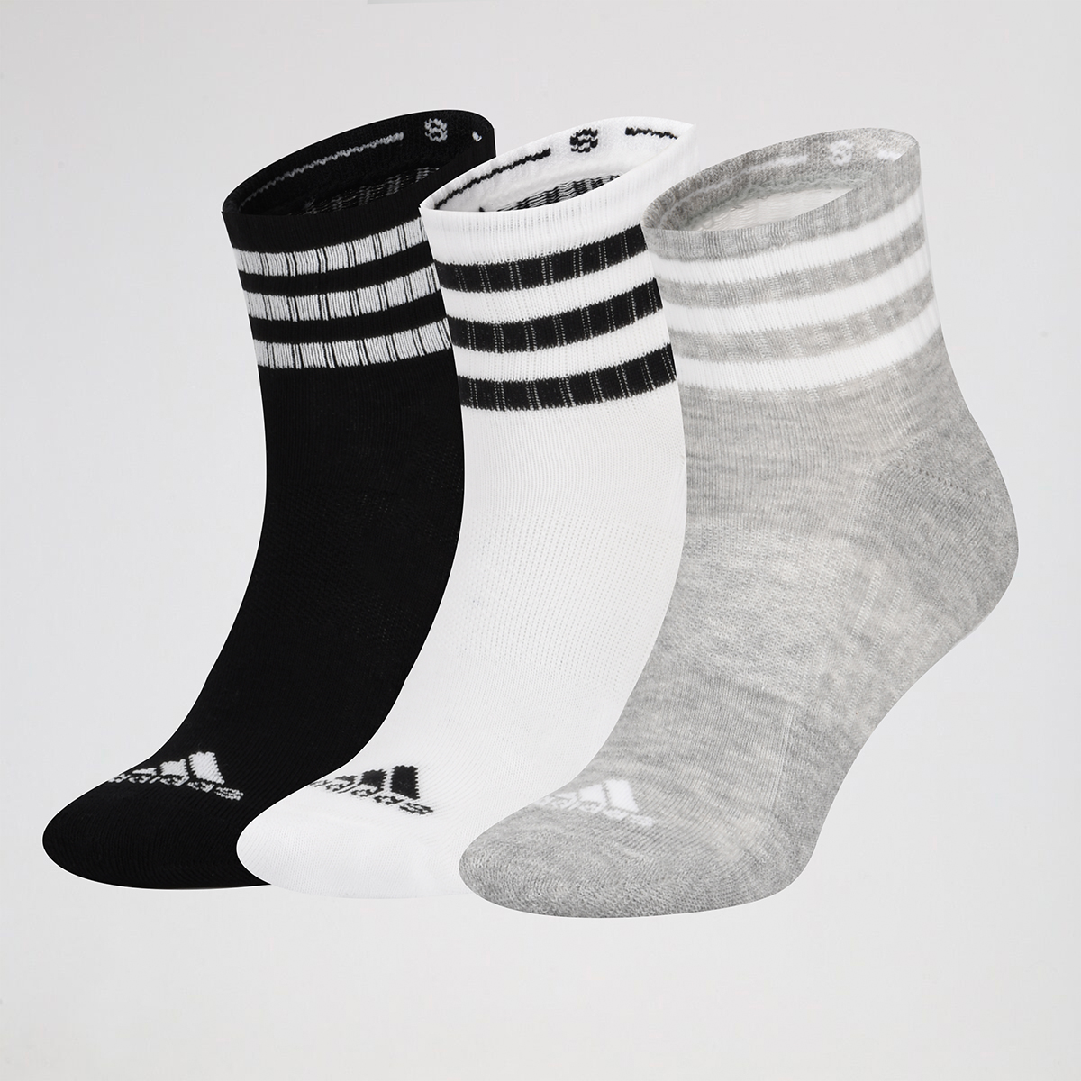 Pack de Medias Entrenamiento adidas 3 Tiras Mid X3,  image number null