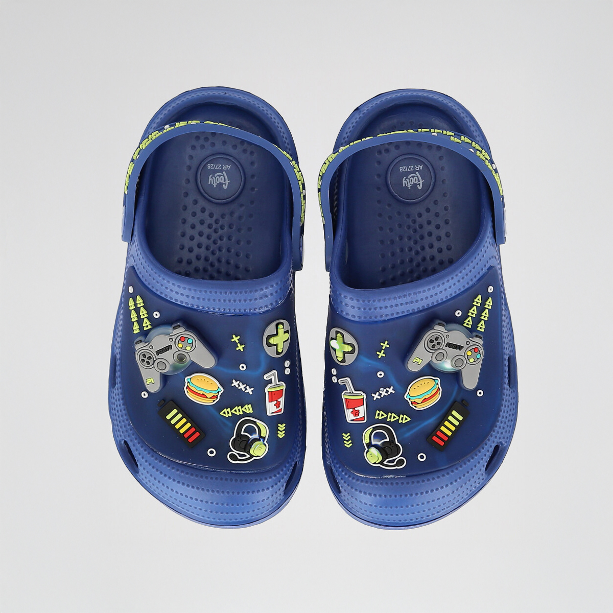 Zuecos Footy Gamer Con Luz Infantil,  image number null