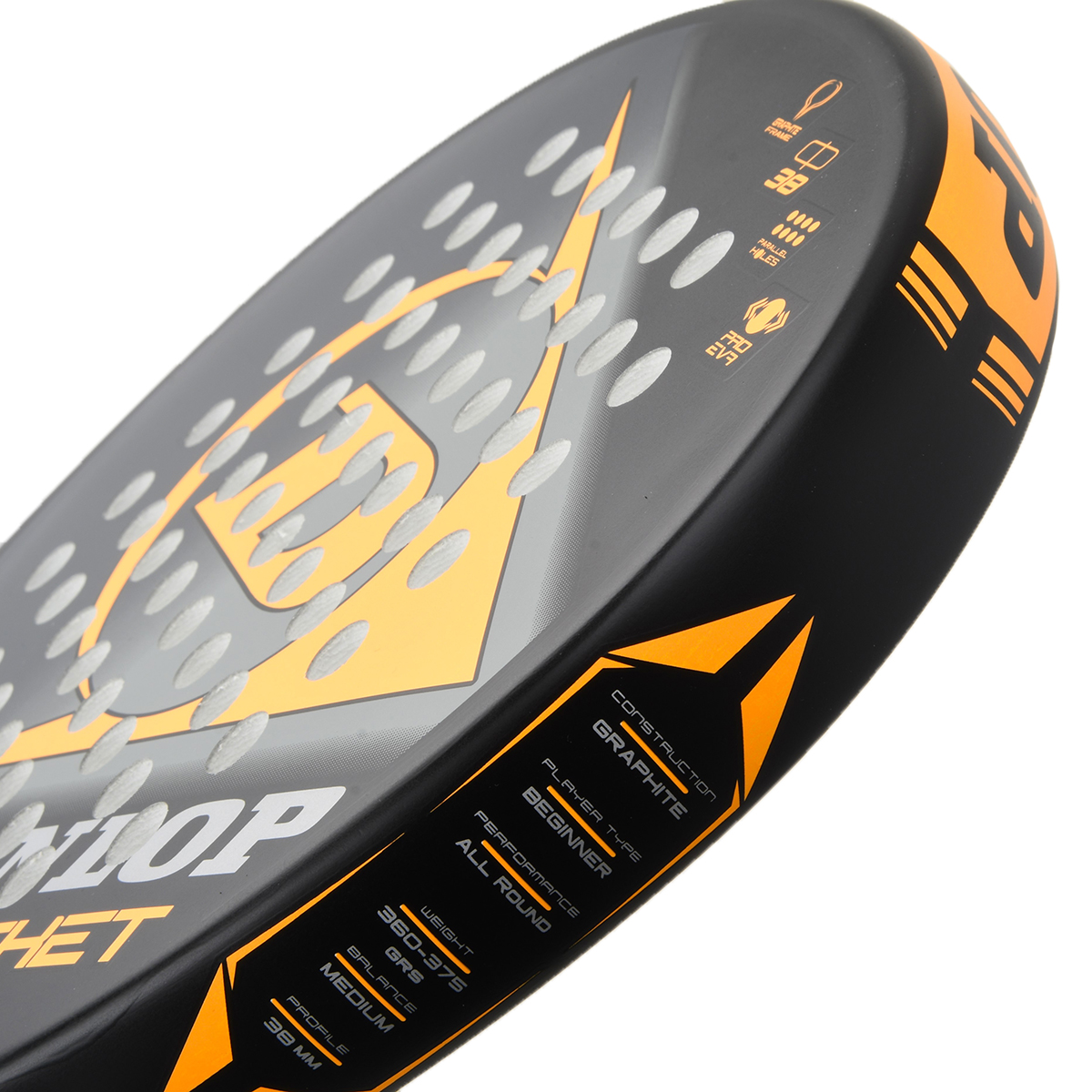Paleta Pádel Dunlop Rocket Ultra Orange Nh,  image number null