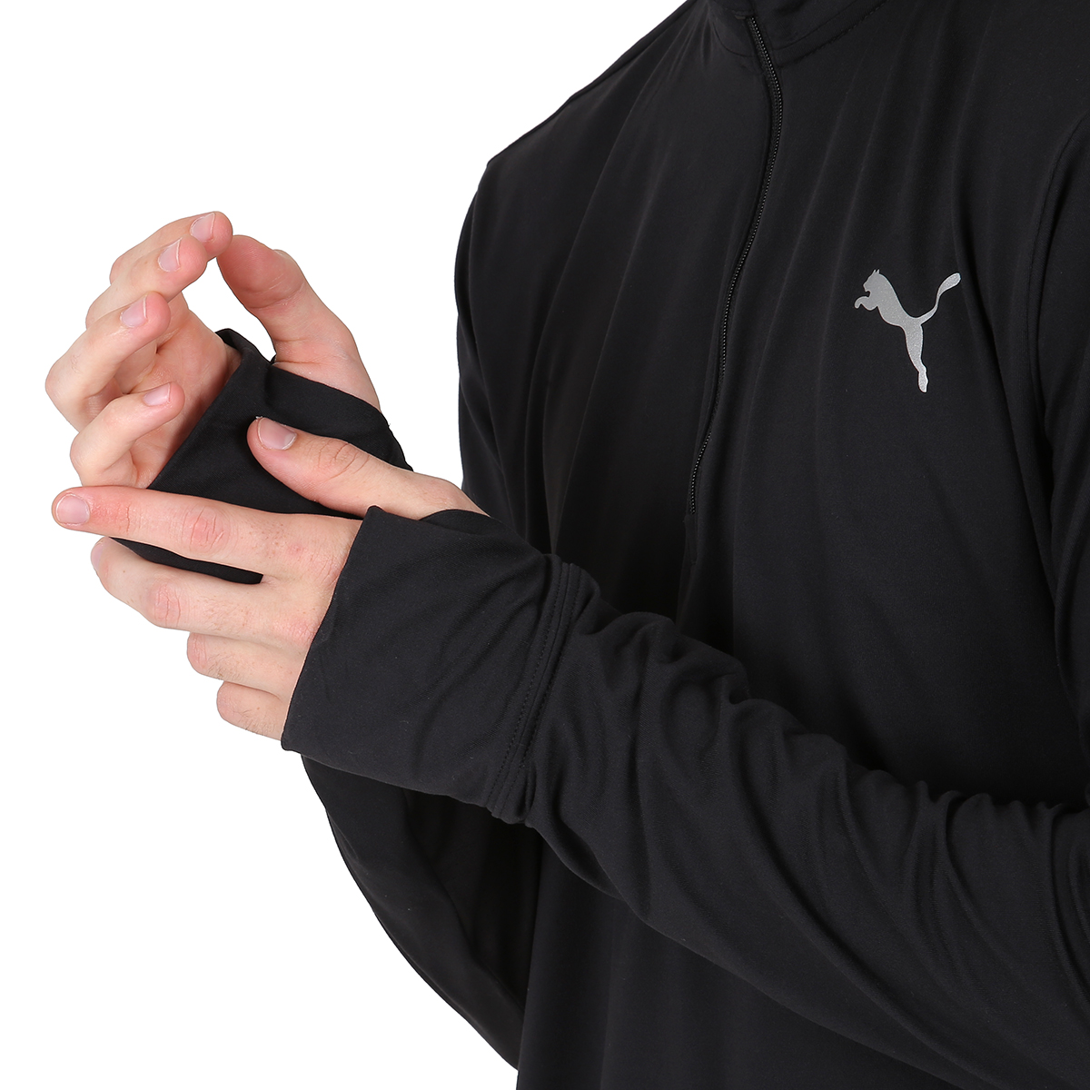 Remera Entrenamiento Puma Run Favorite 1/4 Zip Hombre,  image number null