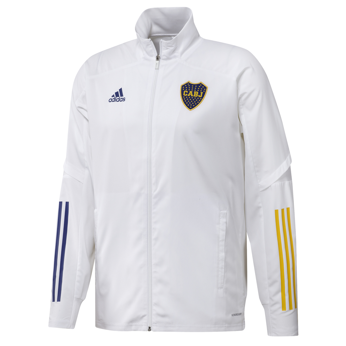 Campera boca adidas blanca outlet
